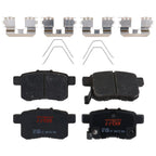Set of 4 Disc Brake Pads for Honda Accord (2008)