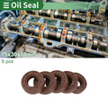 Oil Seal FKM Rubber 15x30x10mm for Various Models (5 Pcs)
