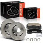 Front Disc Brake Rotors & Ceramic Pads for Mitsubishi Lancer (2009–2015)