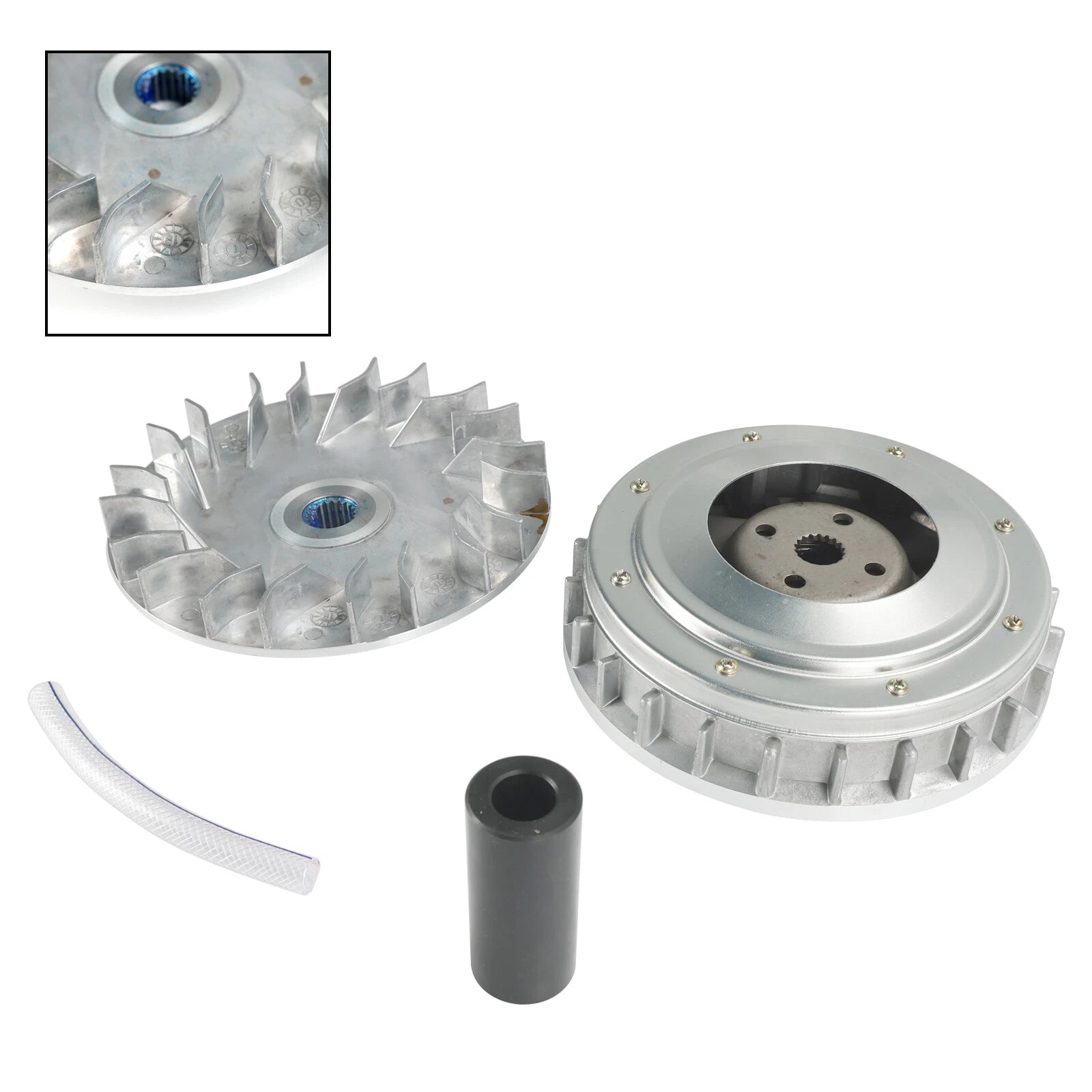 Set of 2 Front Clutch Variator Pulleys for Yamaha YFM660FA Grizzly 660 (2002–2008)