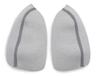 Armrest Door Panel Cover for Acura TSX (2004–2008) Gray PVC Leather