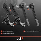 Set of 6 Tie Rod Adjusting Sleeves for Chevy C20 P20 R20 R2500 R30 (1970–1999)