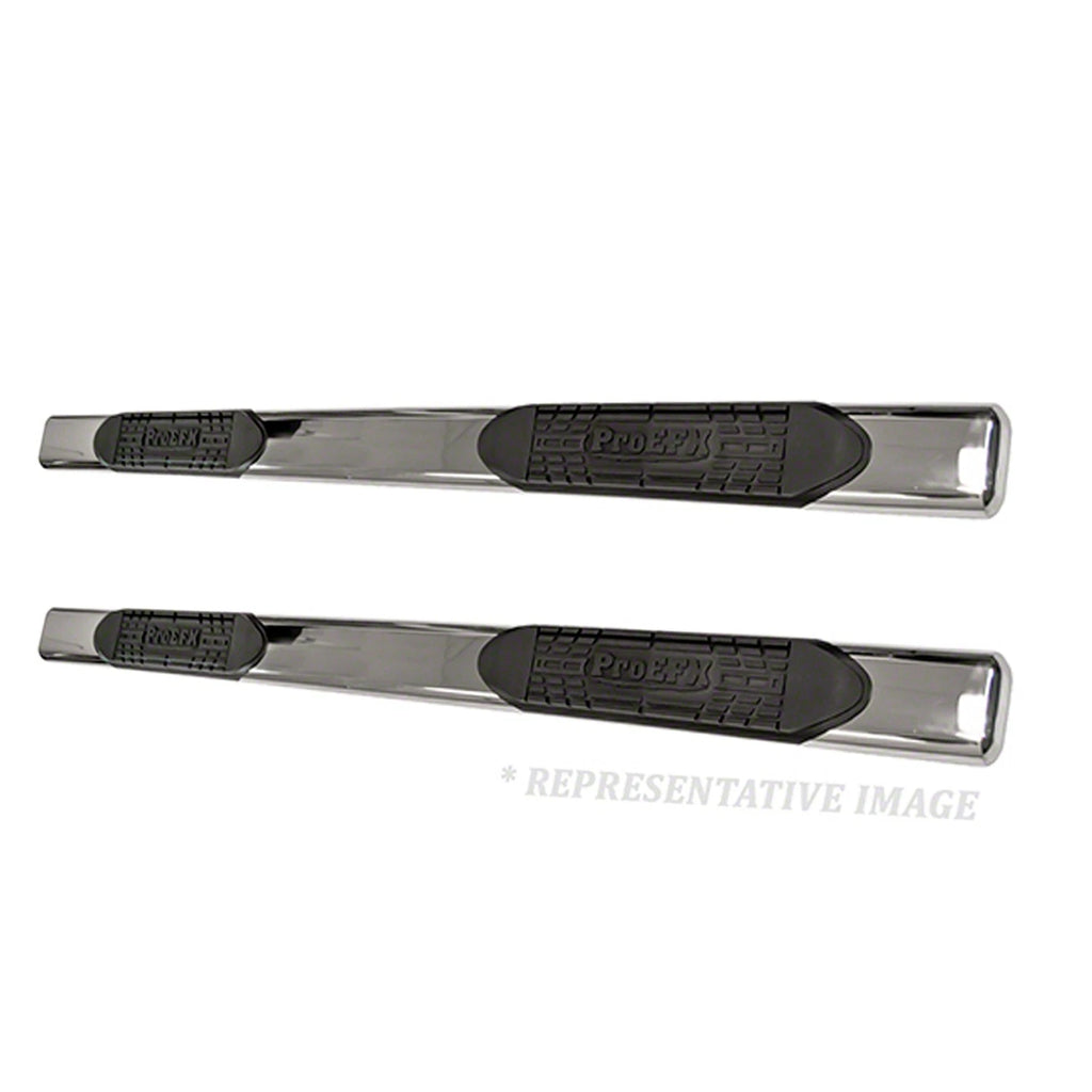 Replacement Steel Oval Side Step Bar Set for Jeep Wrangler (2007–2017)