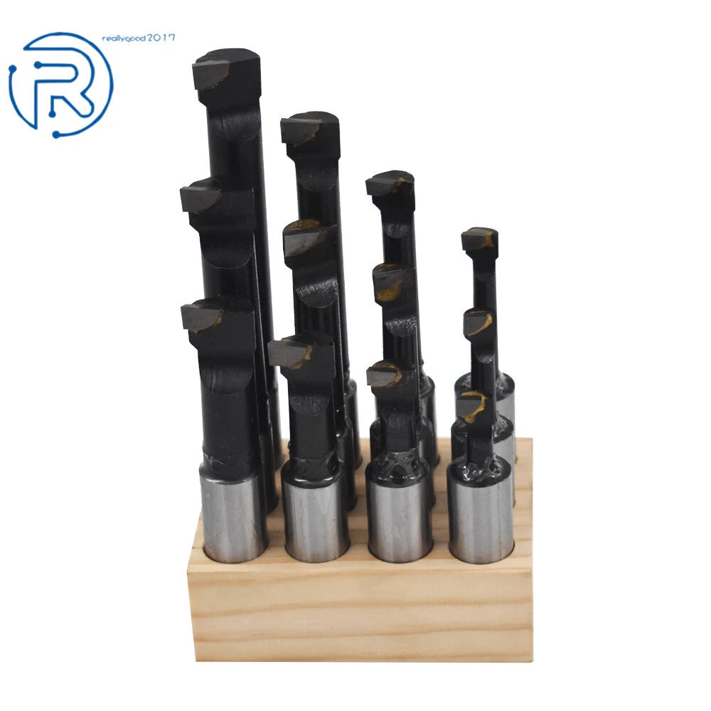 Set of 12 Boring Bars for Lathe (3/4" Shank)