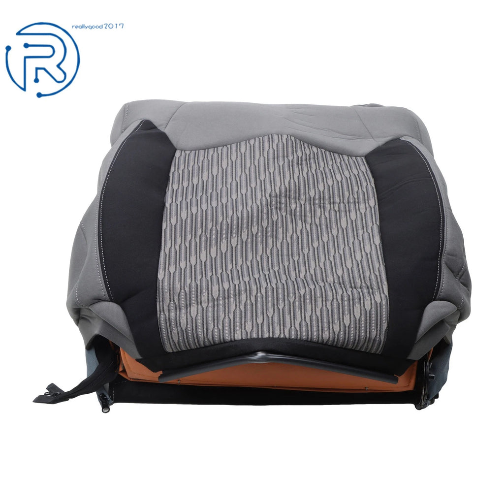 Front Passenger Seat Backrest for Toyota Tundra (2014-2021) Cloth Grey Black