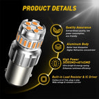 2X LED Amber Turn Signal Bulbs for Make Model
