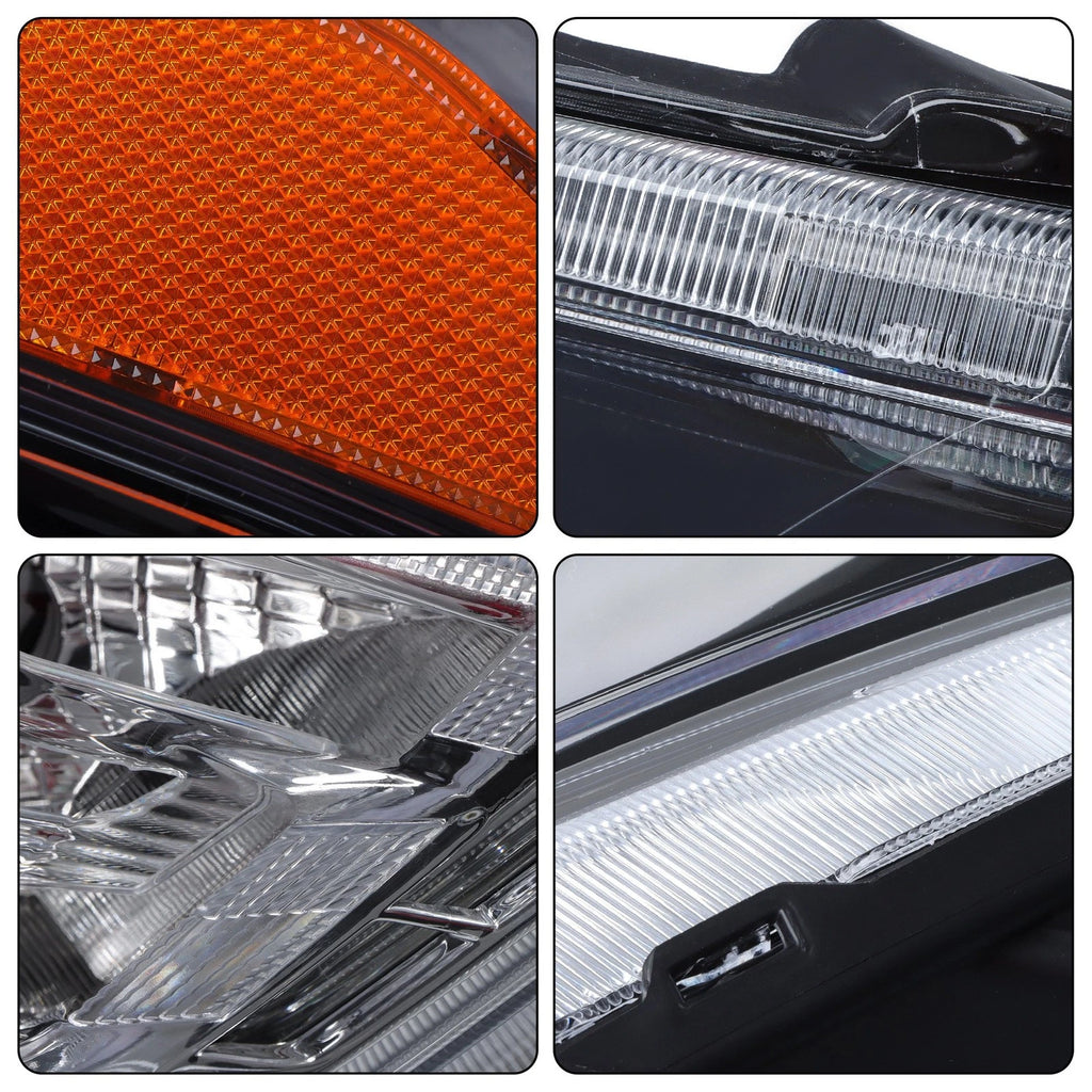 Left LED Headlight for Nissan Kicks SR (2018–2020) Black