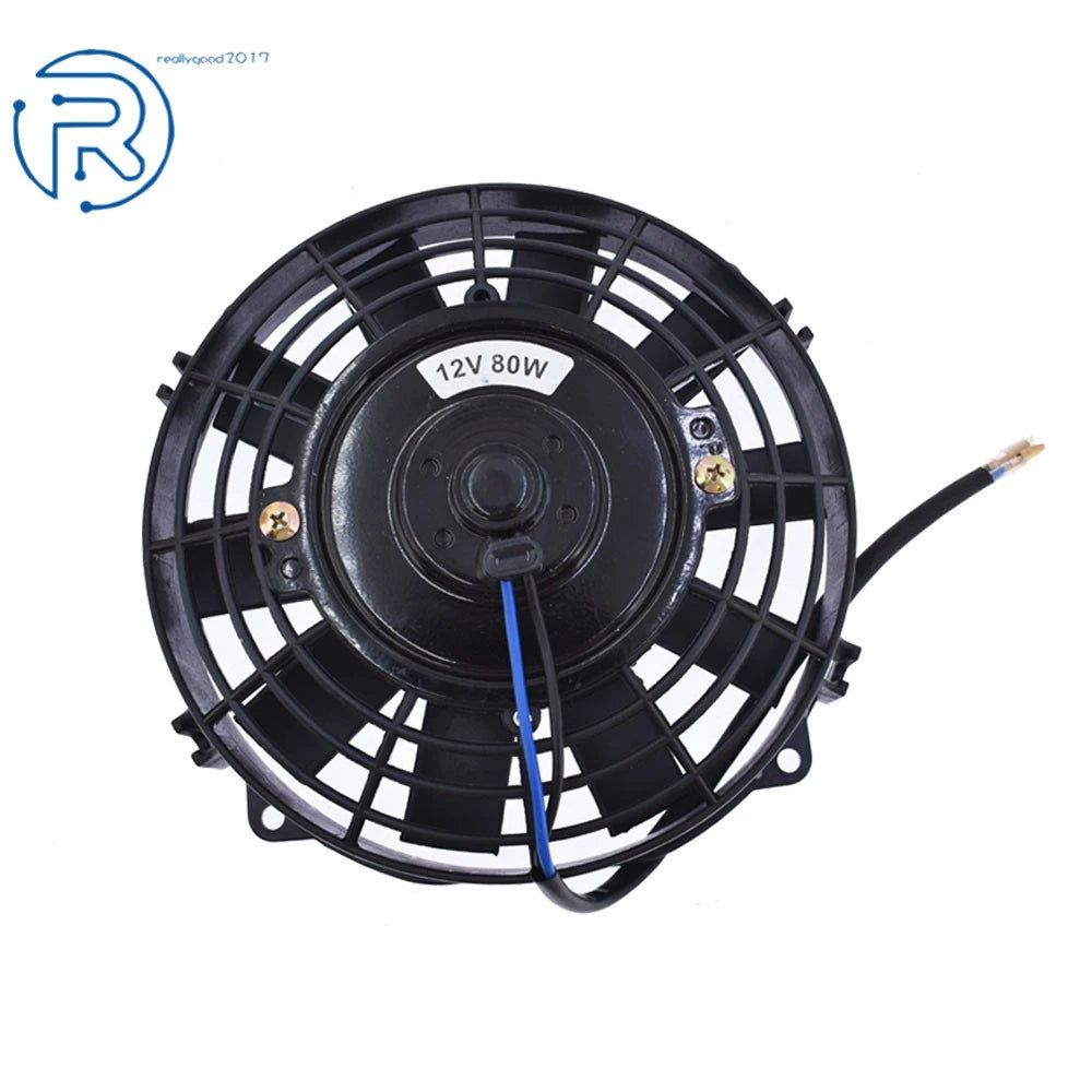 Electric Radiator Cooling Fan Mount Kit for Universal 7" Slim Fan (12V)