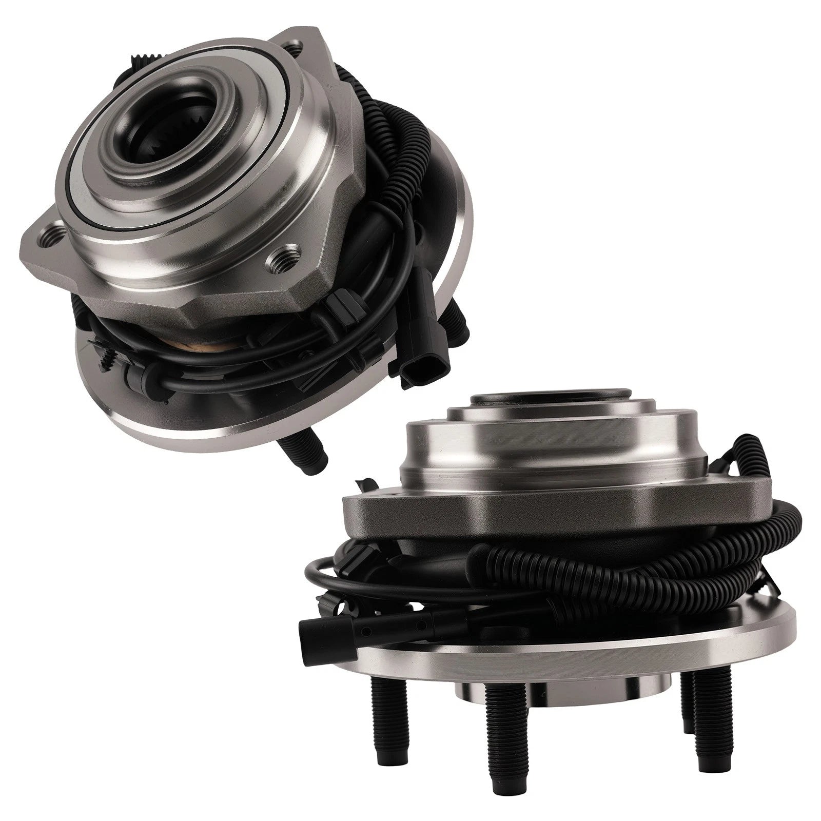 Front 5 Bolt Wheel Hub Bearing Kit for JEEP Liberty 2002-2007 513176 513177 ABS
