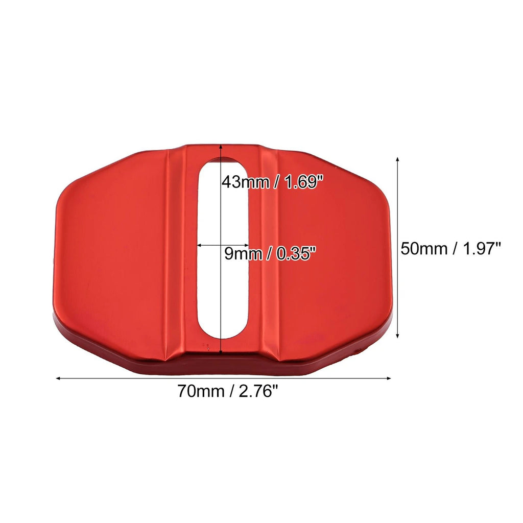 Set of 4 Car Door Lock Latches Cover Protector for Dodge Charger 