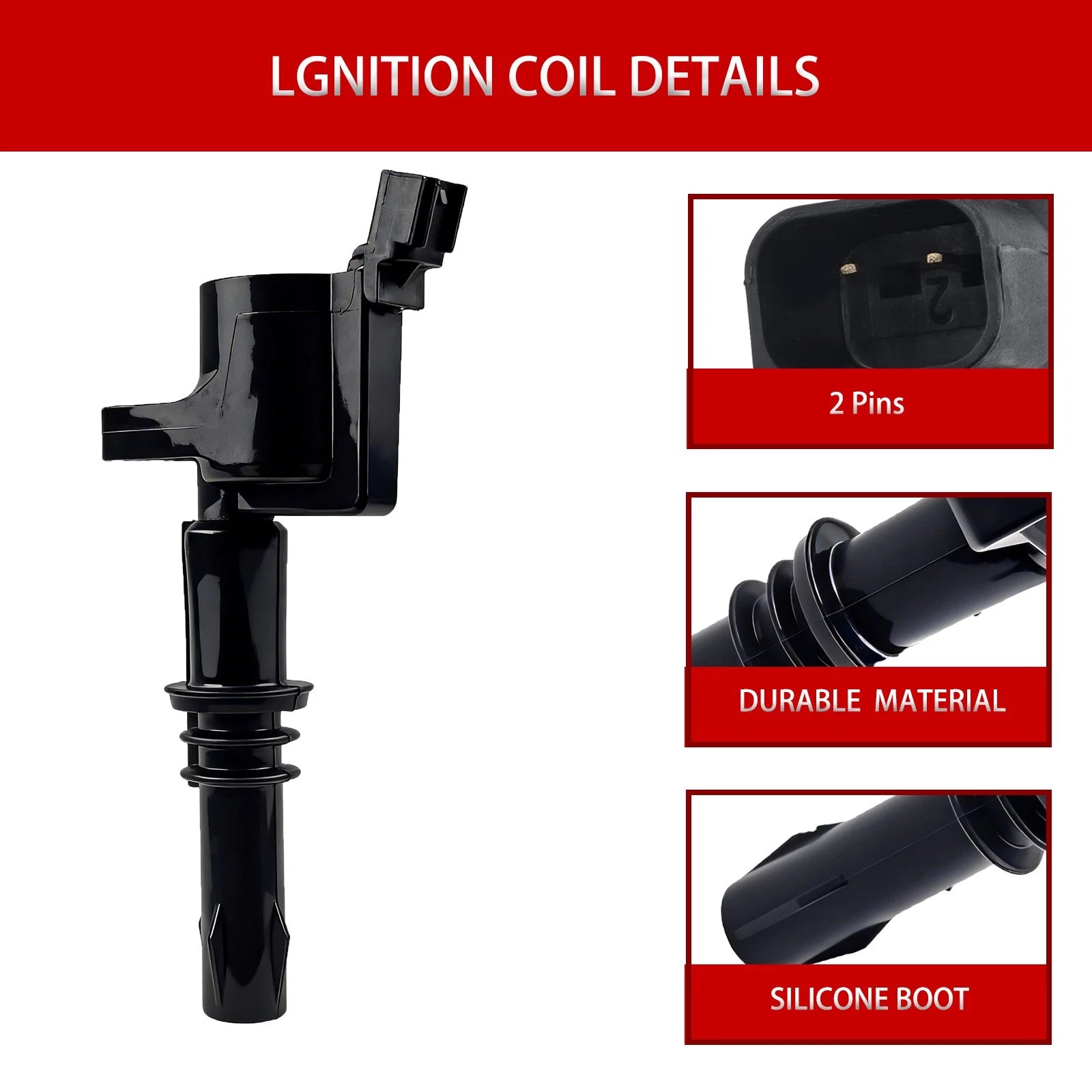 8pcs Ignition Coil for Ford F-150, F-250, F-350, Expedition (2004–2010)