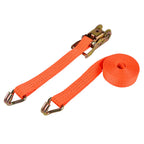 2X 13.5 FT Heavy Duty 1.5" Ratchet Tie Down Strap for Cargo Truck (10000 lbs)