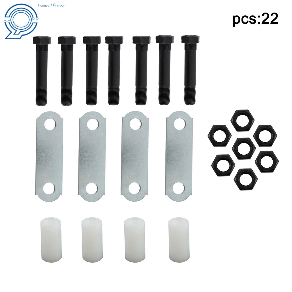 Tandem Axle Trailer Kit for Double Eye Leaf Spring (Bolt Hole 9/16)