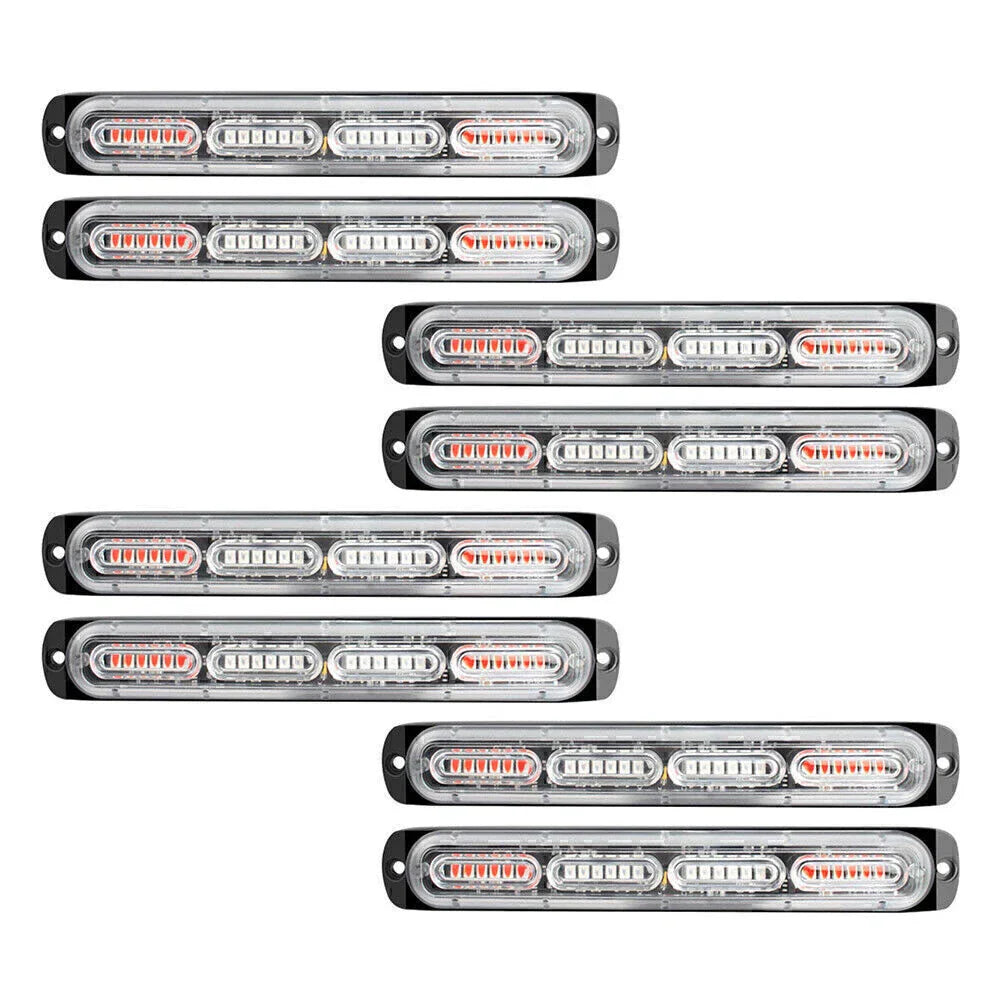 4 LED Strobe Lights Emergency Flashing Beacons for Cars