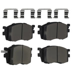 Front Ceramic Brake Pads Kit for Hyundai Accent/Kia Rio 2006–2011 D1156