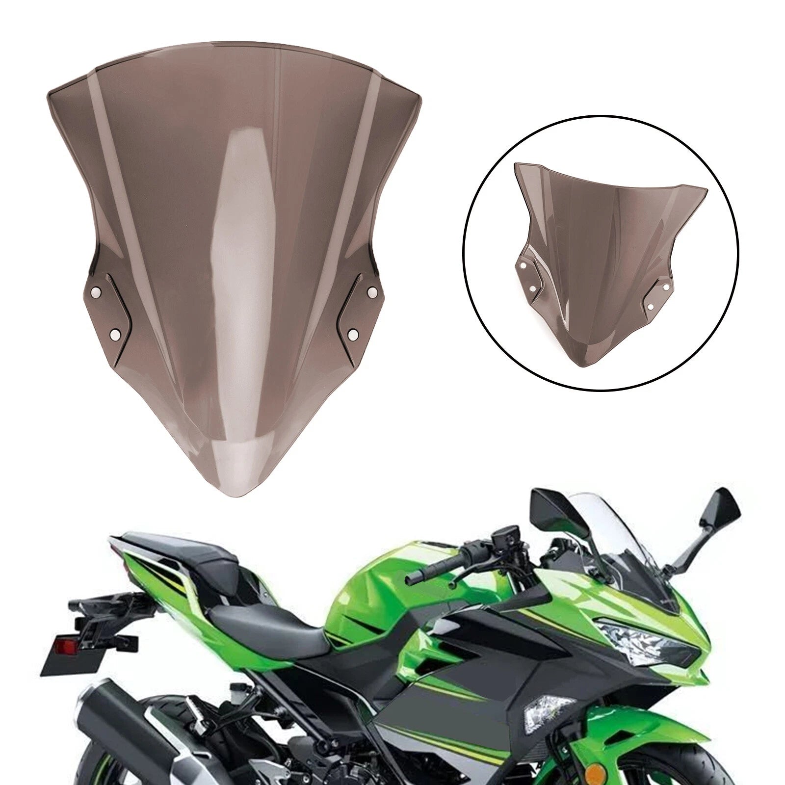 ABS Windshield Protector for Kawasaki Ninja 250/400 (2018–2024)