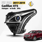 Halogen Headlight Headlamp for Cadillac XT5 (2017–2019) Left Driver Side