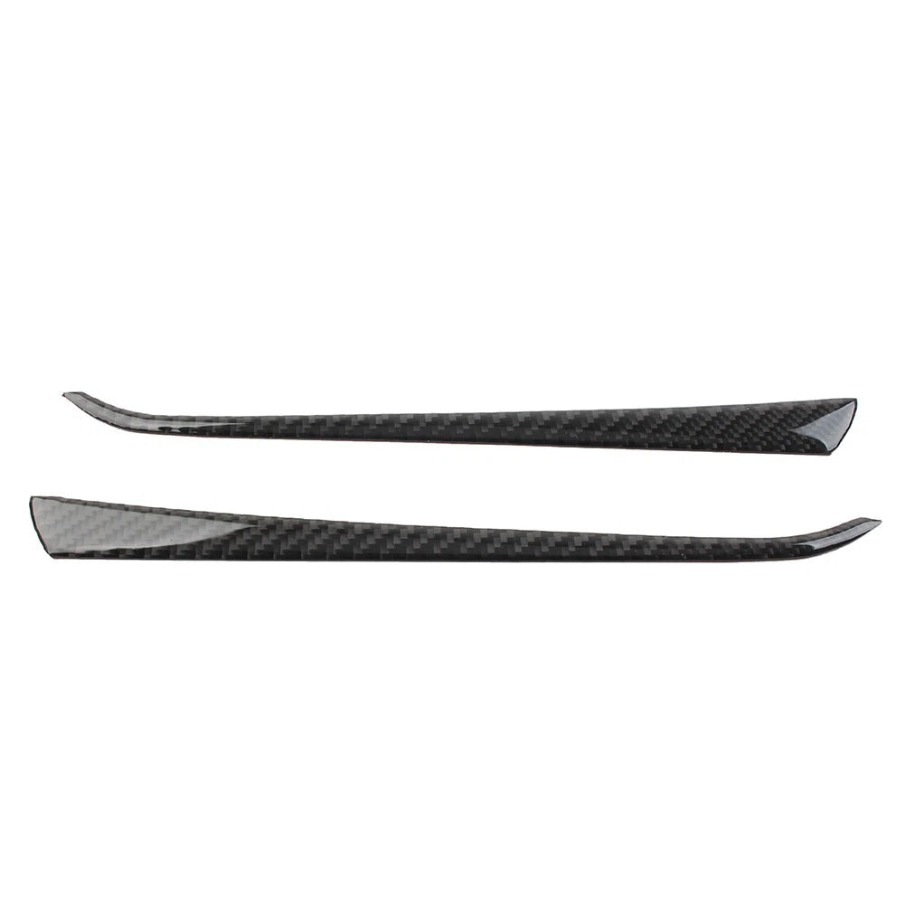 2X Rear View Side Mirror Strip Trim for Chevrolet Equinox (2018–2021) Carbon Fiber