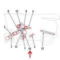 Posi-Torq Ground Drive Belt for John Deere Combine (AMH75846, H75846)