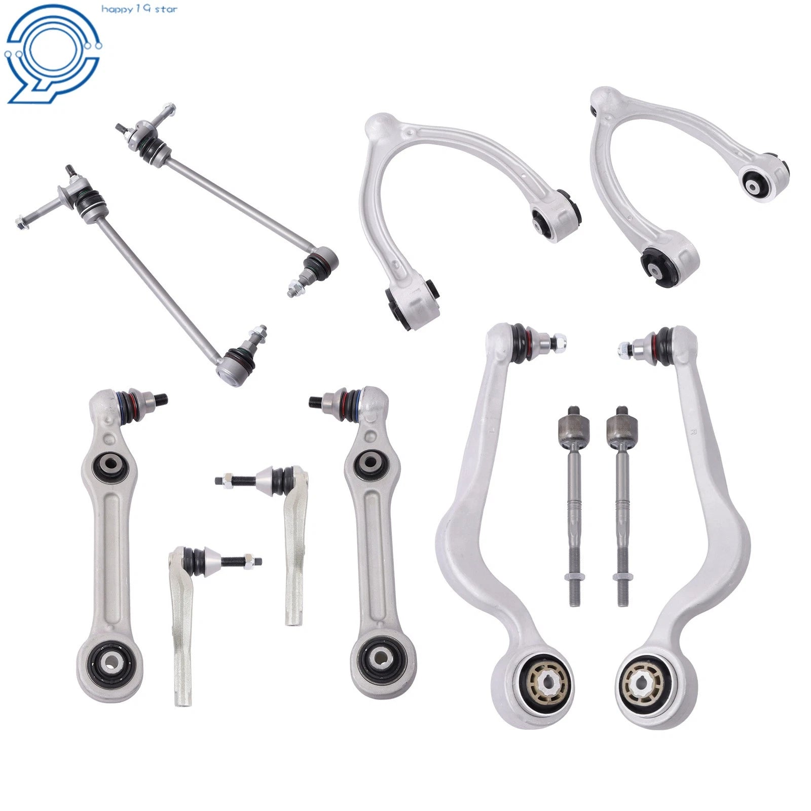 Front Control Arm Stabilizer Link Tie Rod Kit for Benz GLC260 (2015-2021)