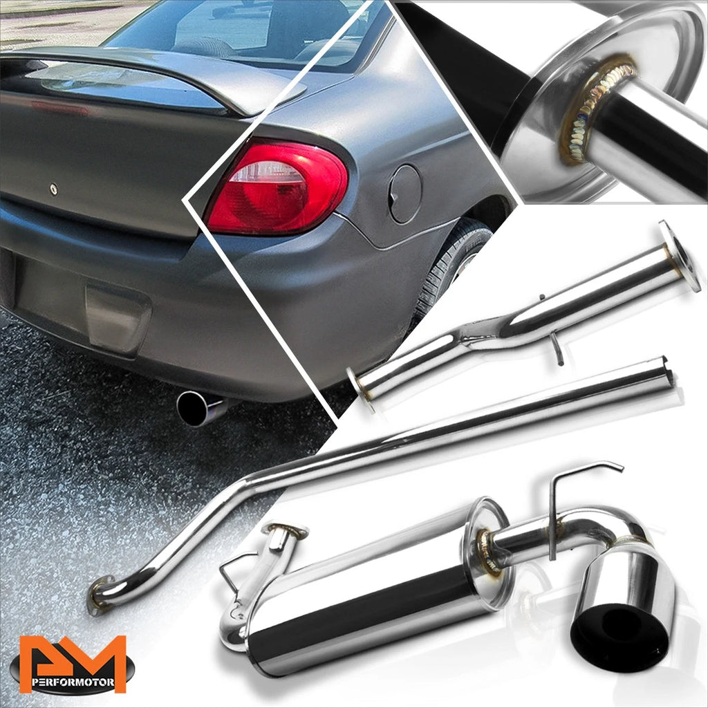 Catback Exhaust System Kit for Dodge Neon (2000–2005) - SOHC 2.0L, 4.75" Tip