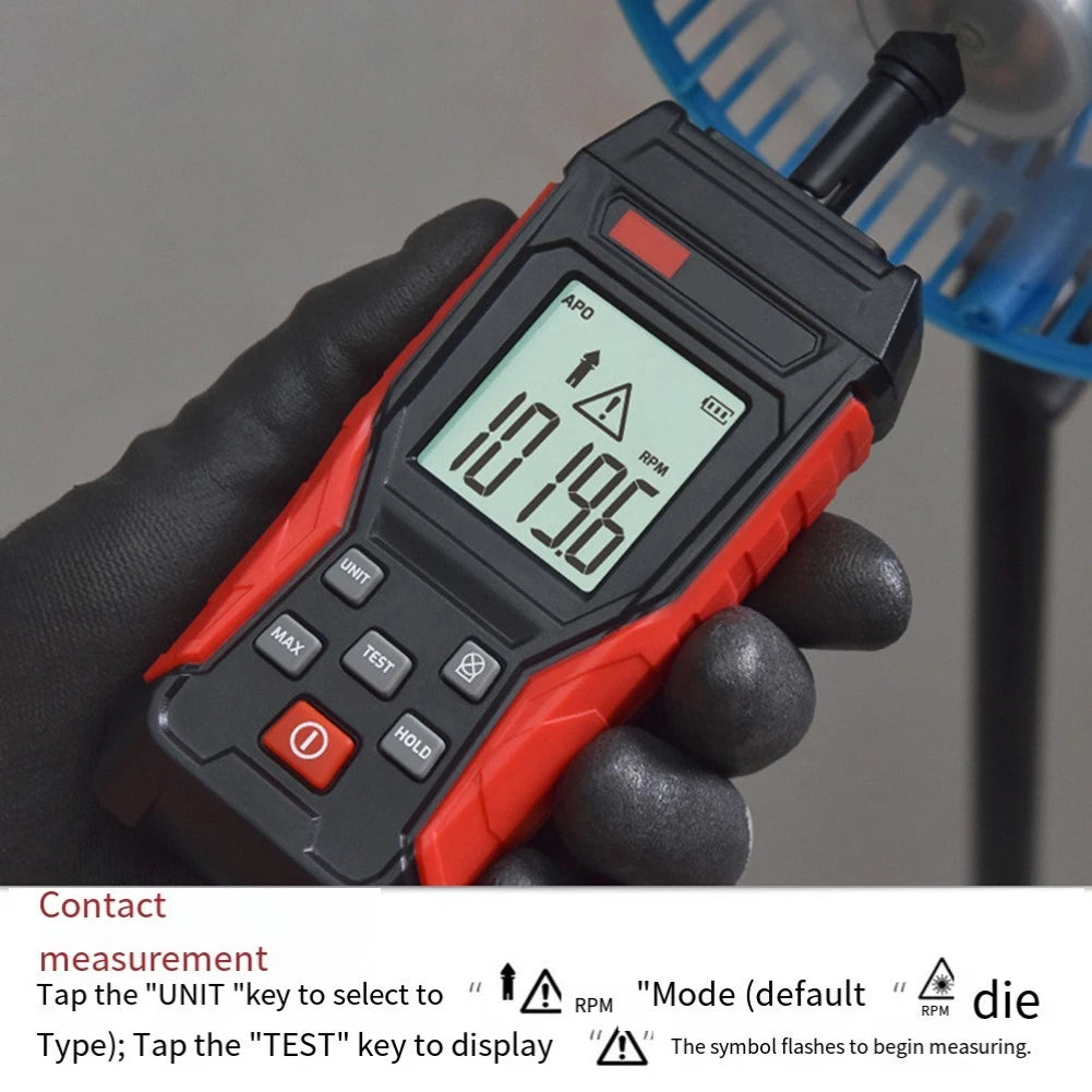 Digital Tachometer TA500B for Universal Applications (3 to 19999 RPM)