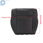 Front Seat Bottom Covers for Jeep Wrangler (2007-2012) Black