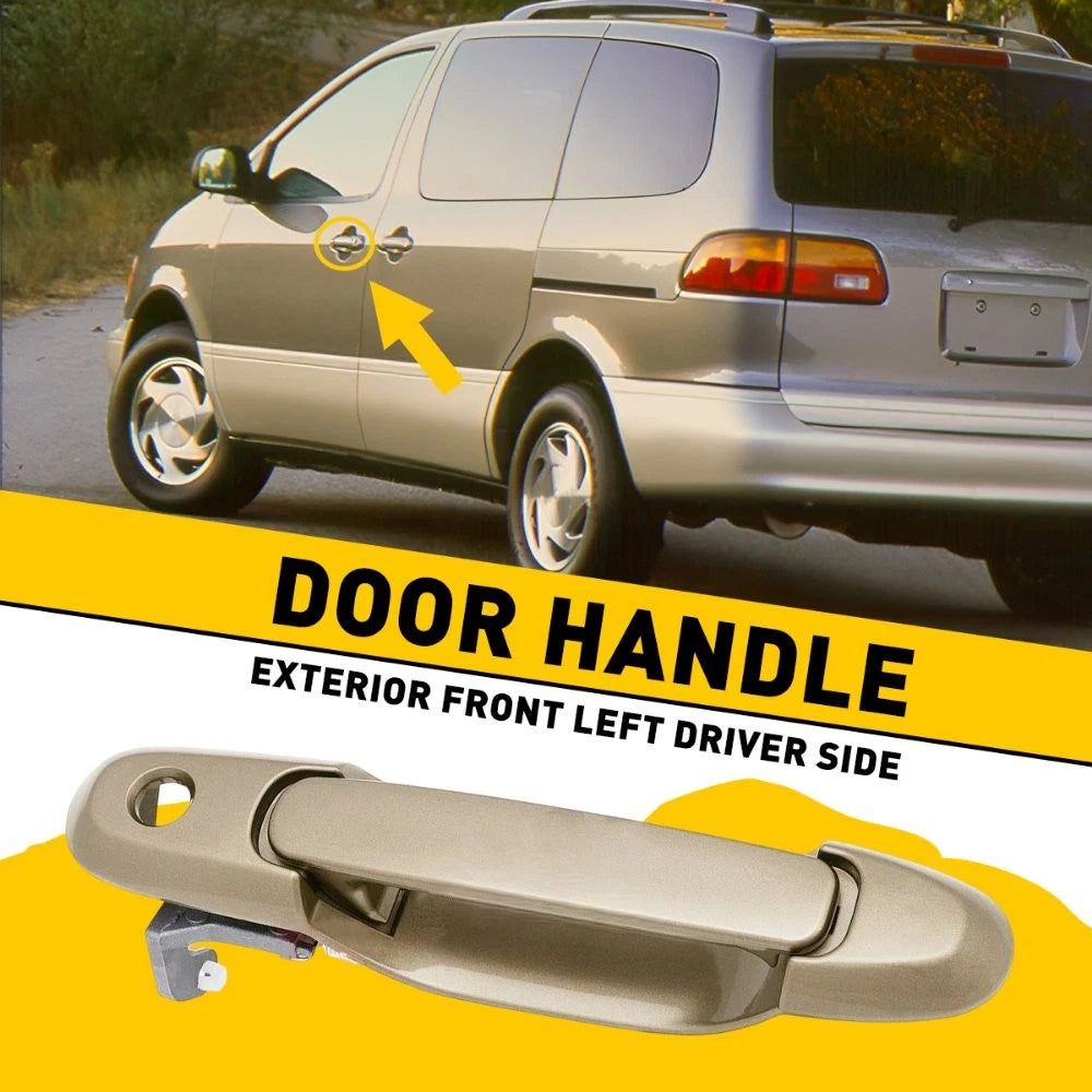 Front Door Handle for Toyota Sienna (1998–2003) LH Beige