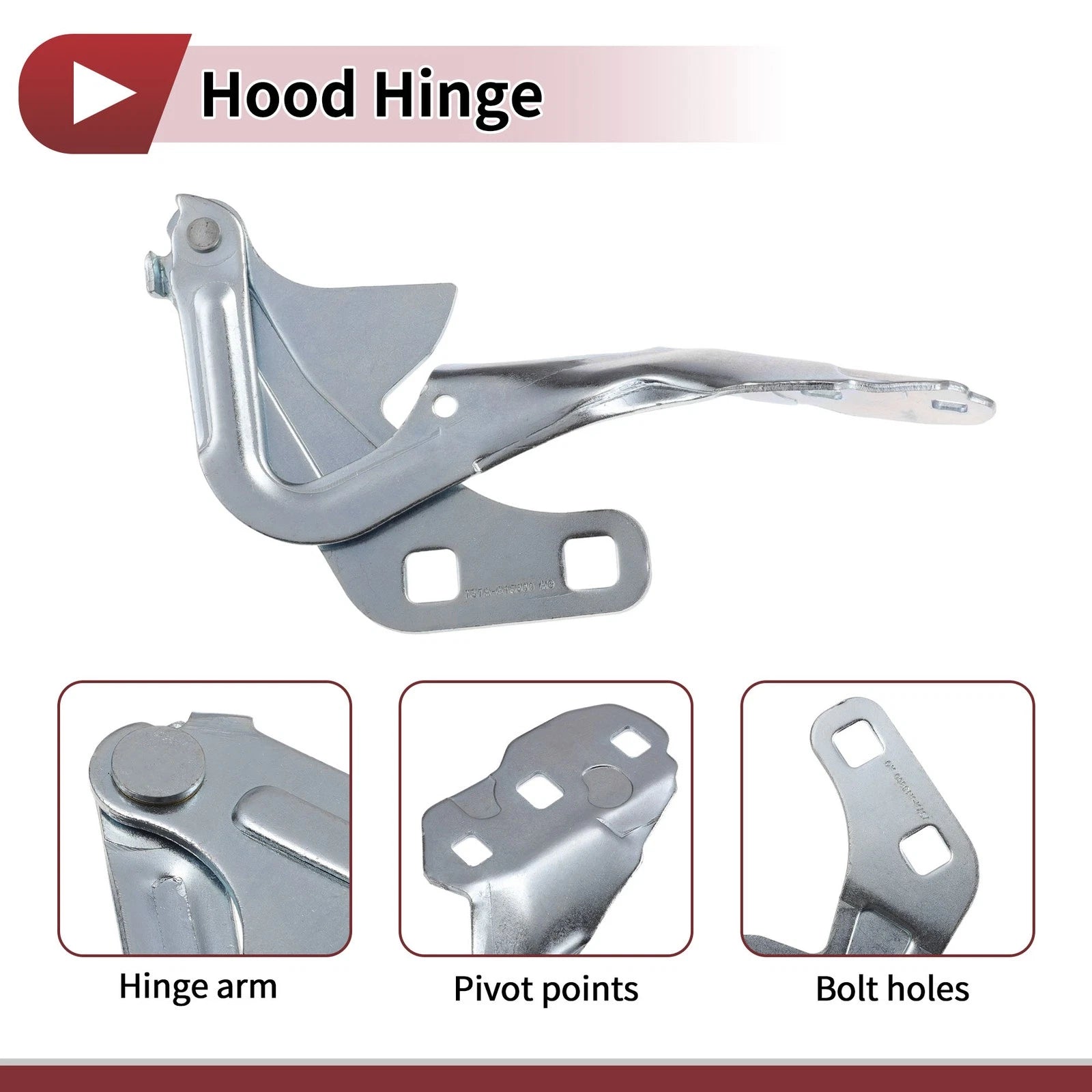Hood Hinge for Ford Mondeo (2007–2013) Right Side