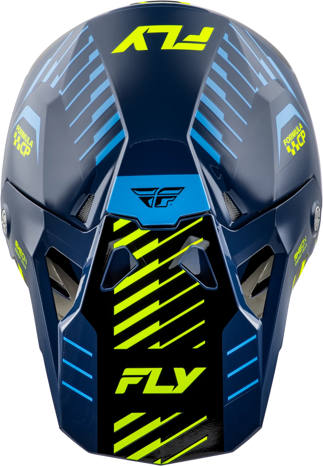 Fly Racing Formula CP Slice Helmet for Offroad (2X-Large) Navy/Hi-Vis