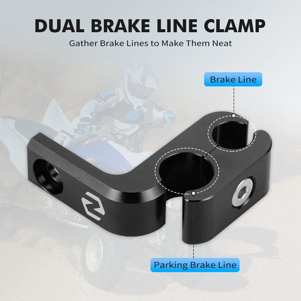 Brake Line Hose Holder for Yamaha Raptor 700 700R YFM700 (2006–2023)