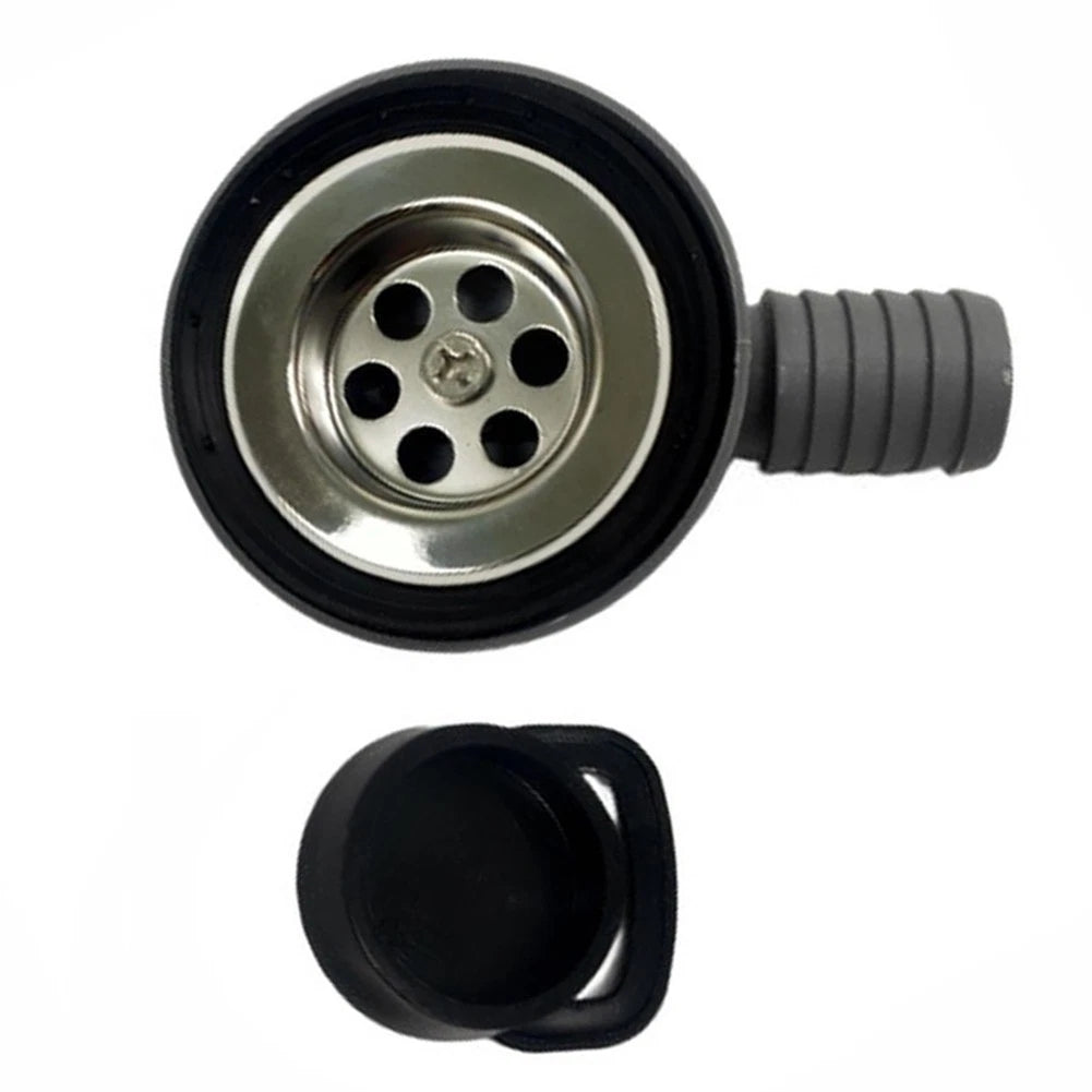 Marine Floor Drain 50mm for RV Yacht Deck (Stainless Steel)