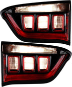 Pair Tail Lights for Jeep Compass (2017–2026) Inner Halogen Rear Lamps