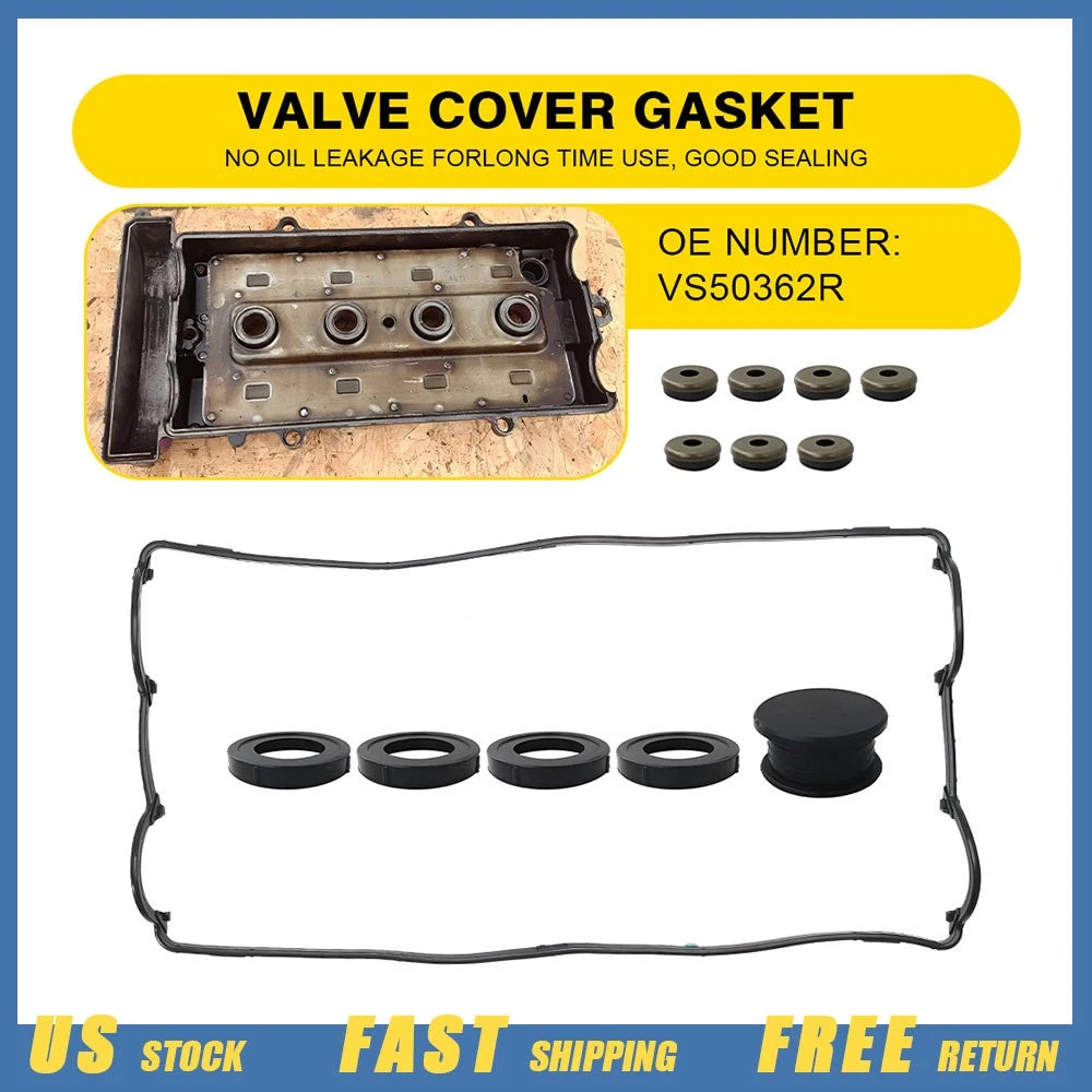 Valve Cover Gasket for Honda B18A1 Acura B18B1 B20B4 B20Z2 (DOHC Non-VTEC)