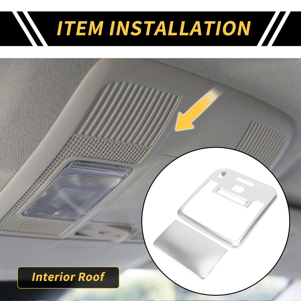 Set of 1 Front Roof Reading Light Lamp Cover Trim for Toyota Tundra (2022–2024)