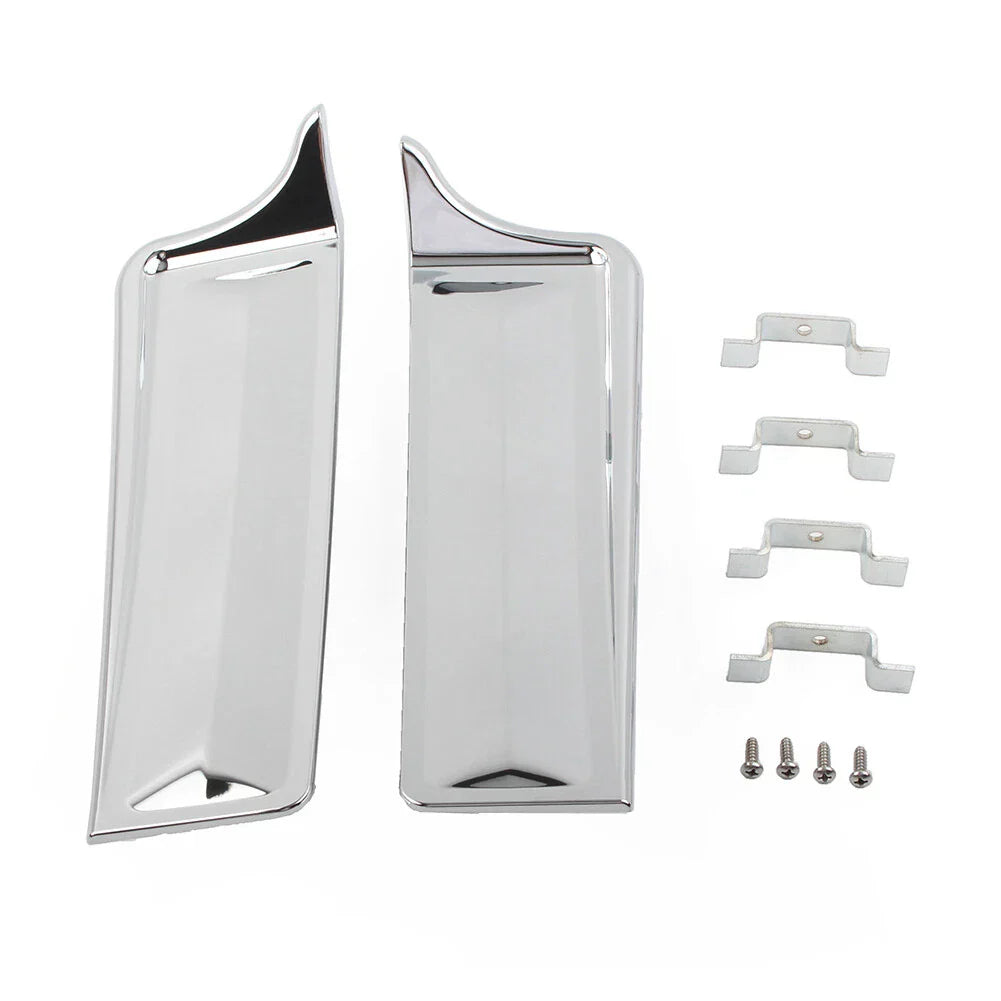 Chrome Rear Fender Saddlebag Filler Panels for Harley Touring Electra Glide (2009-2023)