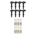 Set of 8 NGK Ignition Coils & Nickel Spark Plugs for Ram 1500, Grand Cherokee (2000–2008)