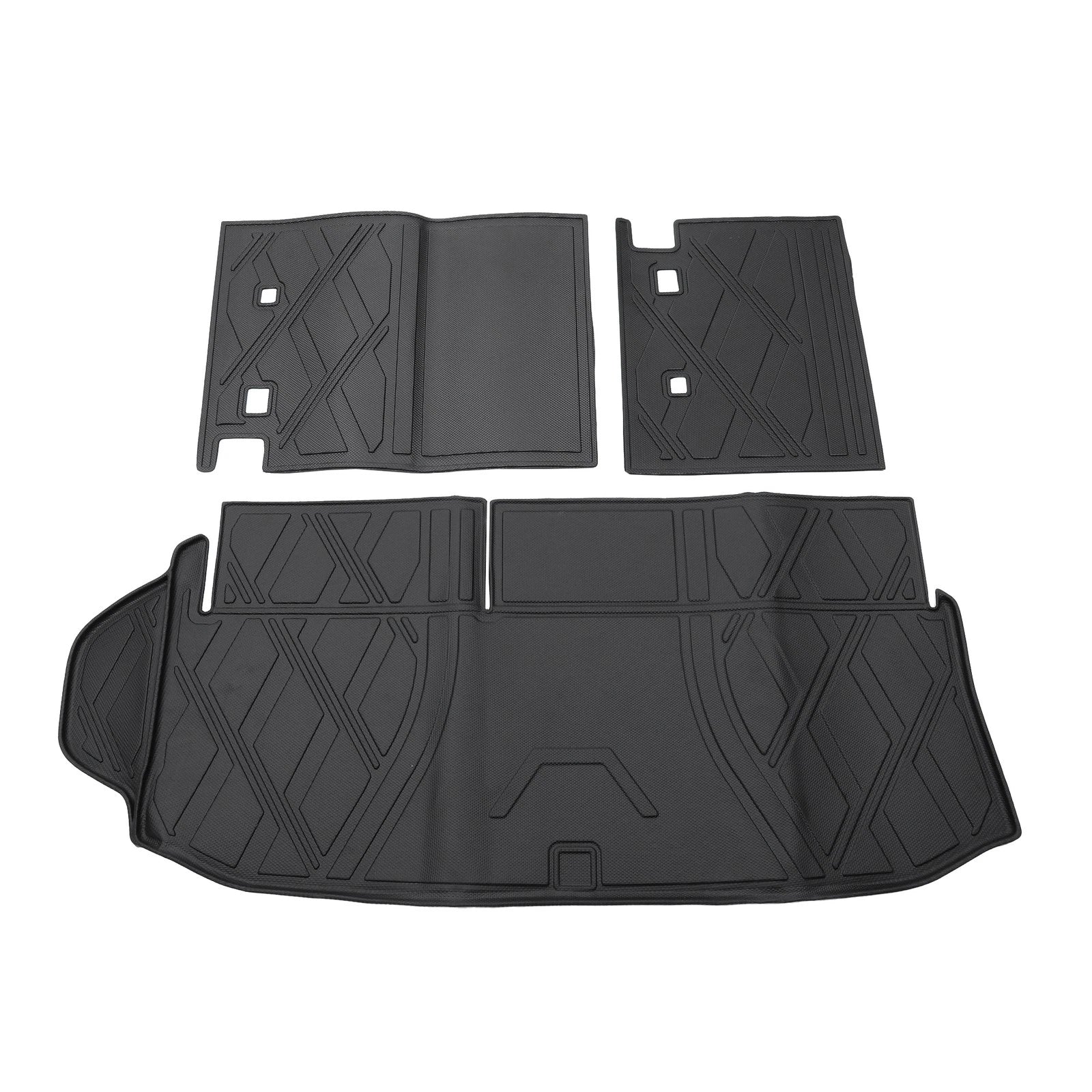 Cargo Liner Rear Trunk Mat for Toyota Highlander (2020–2023) Diamond Pattern