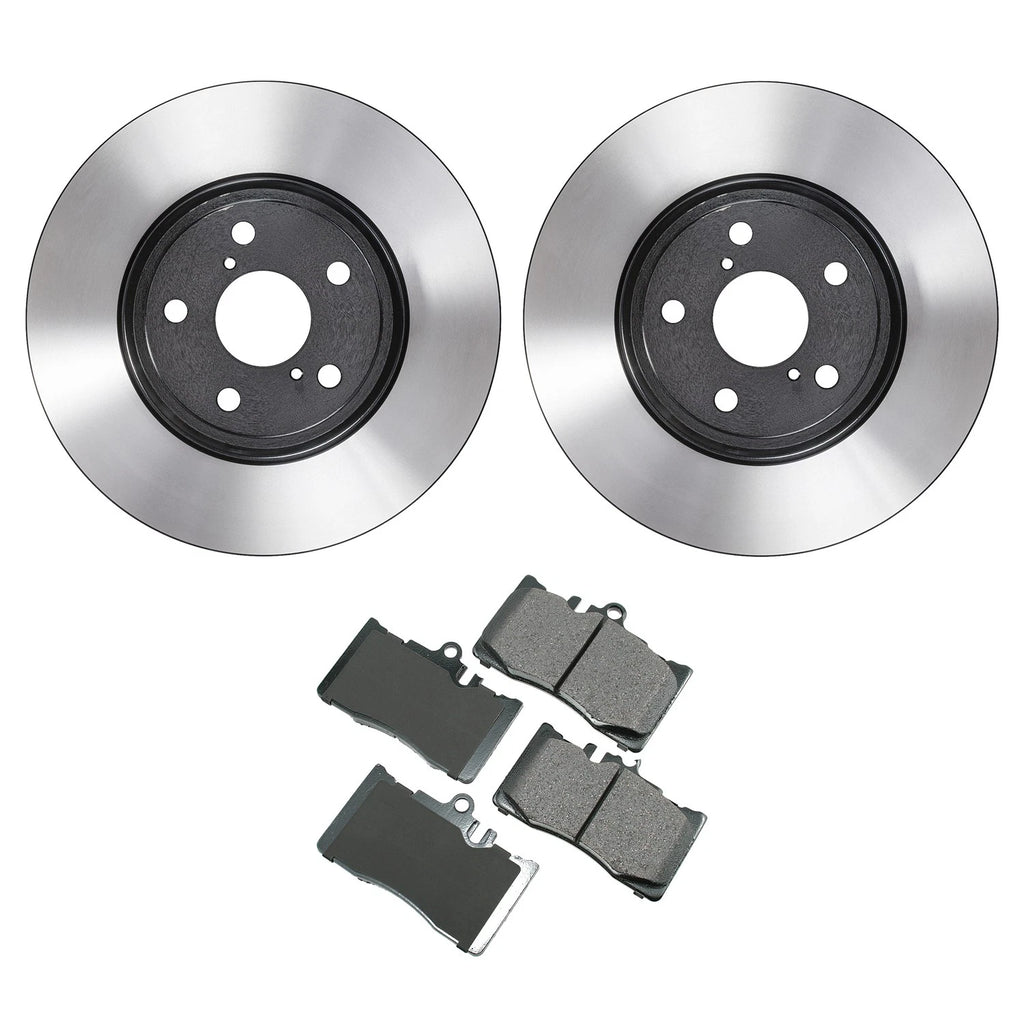 Wagner Front Rotor & Akebono ProACT Ceramic Disc Brake Pad Kit for Lexus LS430 (2001–2006)
