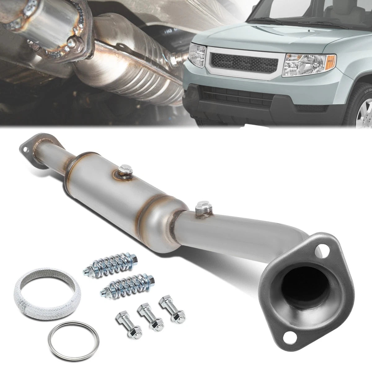 OE Style Rear Catalytic Converter Manifold Assembly for Honda Element (2003–2011)