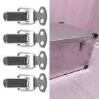 Set of 4 Toggle Catch Clips for Suitcase Tool Box Chest Trunk Latch Lock
