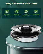 PTO Clutch for Warner Exmark (104-3624, 5219-13) - Free Bearing Upgrade