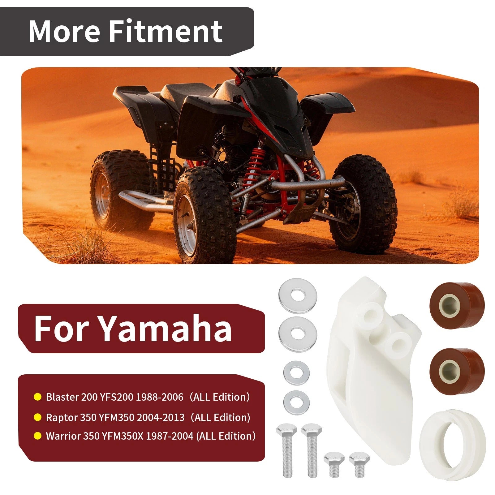 Chain Roller Support Guide Kit for Yamaha Raptor 350 YFM350 (2004-2013)