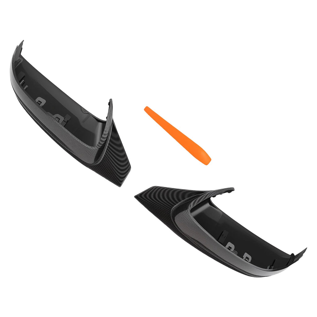 Front Mirror Cover Set for BMW G80 M3 G82 M4 (2021–2023) Carbon Black