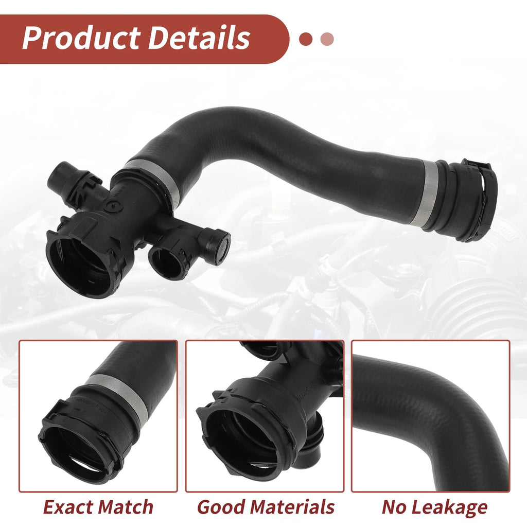 Upper Radiator Coolant Water Hose for BMW X3 2.5L 3.0L (2007–2010)