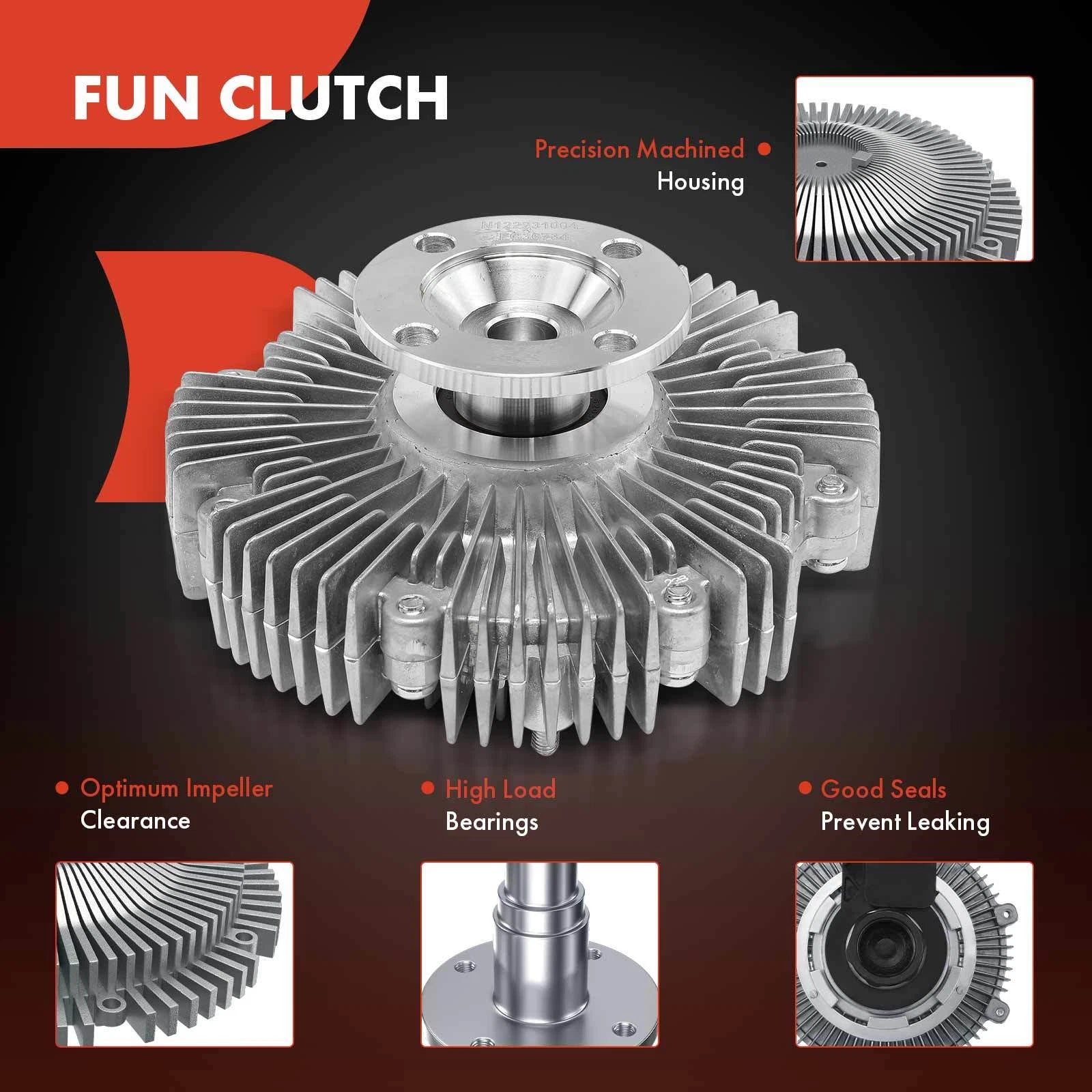 Radiator Fan Clutch for Toyota 4Runner Tundra Tacoma (1996–2021)