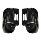 Lower Vented Leg Fairings for Harley Road Glide King (2014–2025) Black Quartz