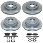 Brake Rotors & TRW Metallic Pads Kit for Escalade Tahoe Yukon (2002–2020)