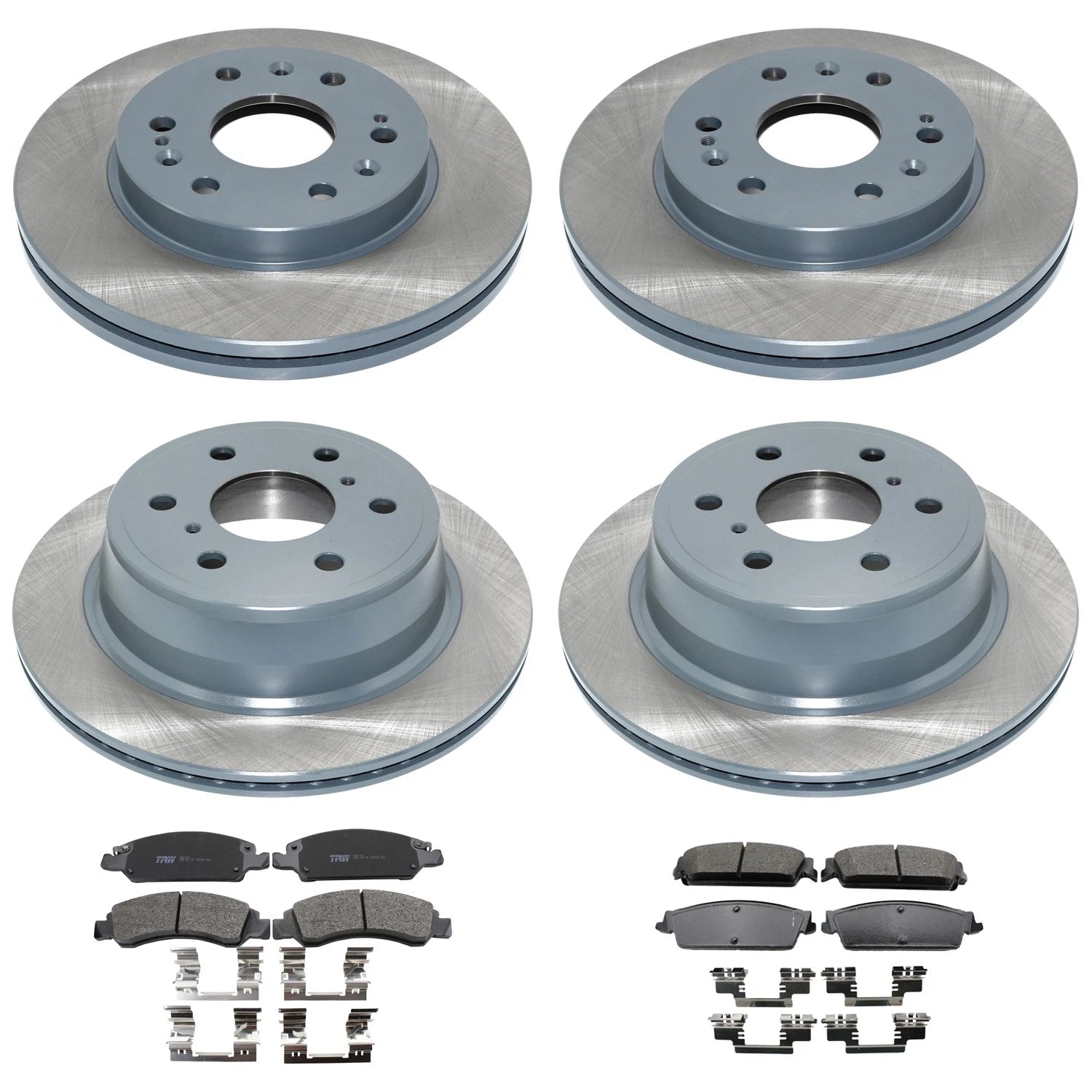 Brake Rotors & TRW Metallic Pads Kit for Escalade Tahoe Yukon (2002–2020)