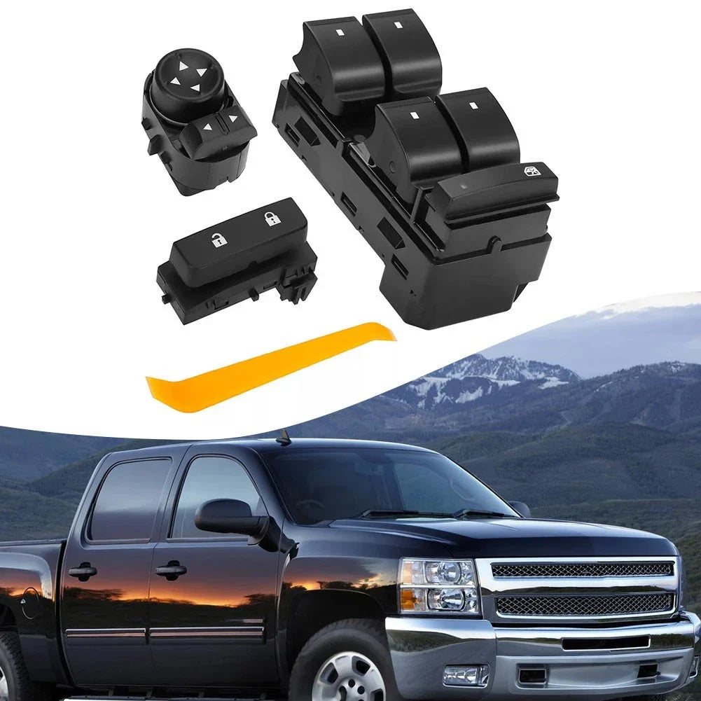 Power Windows Switch Assembly for Chevy Silverado & GMC Sierra